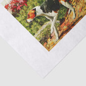 Papier Mousseline Foxhounds (anglais et américain) en bois d'automne (Détail)