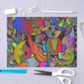 Papier Mousseline Foxy à portée  (Artisanat)