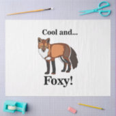 Papier Mousseline Foxy Animal Wildlife Fox Anniversaire (Artisanat)