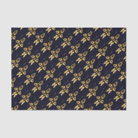 Papier Mousseline Fractal Inuit Hunter (Recto)