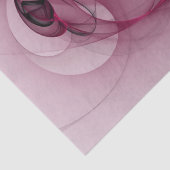 Papier Mousseline Fractal, moderne Berry Abstrait Art rose (Détail)