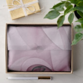 Papier Mousseline Fractal, moderne Berry Abstrait Art rose (Cadeau)