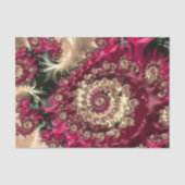 Papier Mousseline Fractale tourbillonnante magenta (Recto)