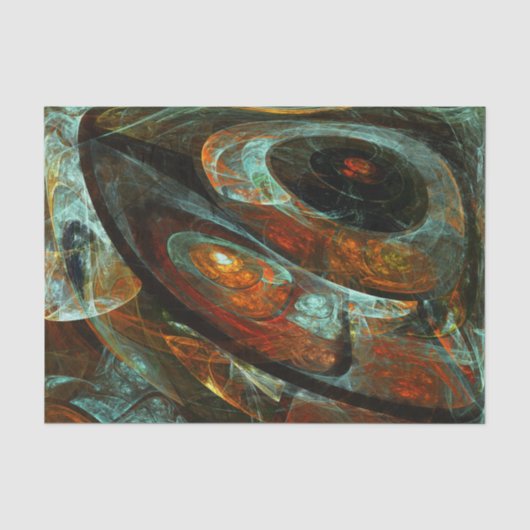 Papier Mousseline Fractionner l'art Abstrait (Recto)