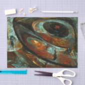 Papier Mousseline Fractionner l'art Abstrait (Artisanat)