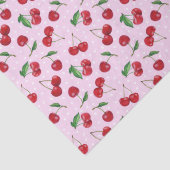 Papier Mousseline Fraîches Cerises Douces (Détail)