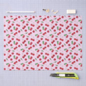 Papier Mousseline Fraîches Cerises Douces (Artisanat)