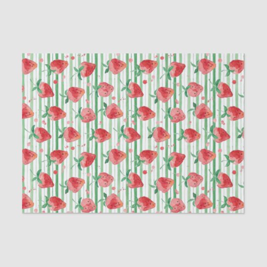 Papier Mousseline Fraise (Recto)