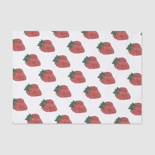 Papier Mousseline Fraise (Recto)
