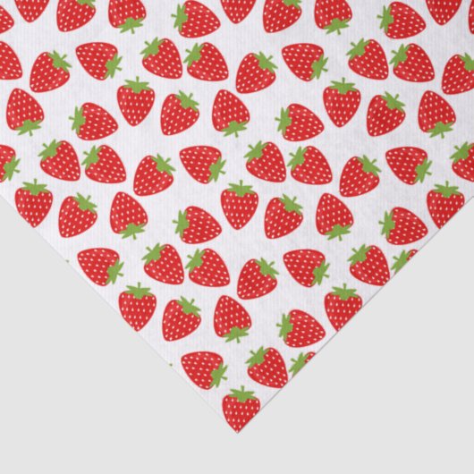 Papier Mousseline Fraise (Détail)