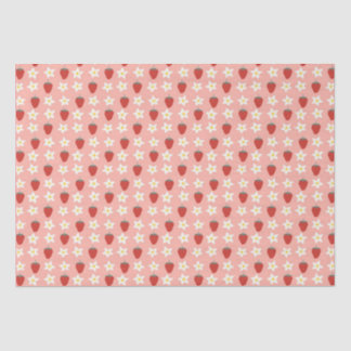 Papier Mousseline Fraise