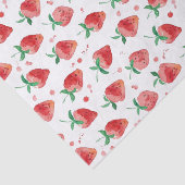 Papier Mousseline Fraise (Détail)