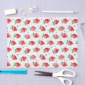 Papier Mousseline Fraise (Artisanat)