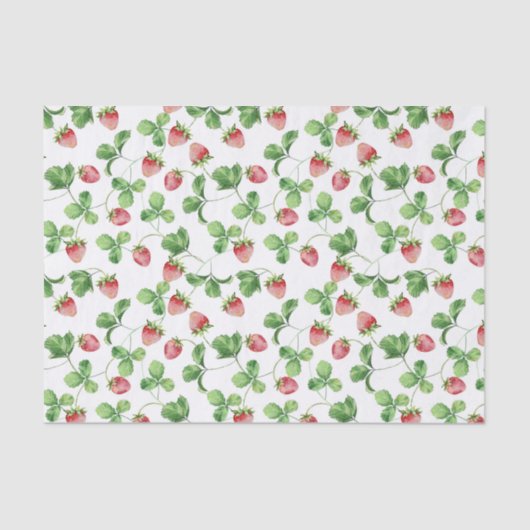 Papier Mousseline Fraise (Recto)