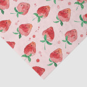 Papier Mousseline Fraise (Détail)