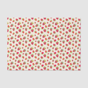 Papier Mousseline Fraise chic inspirée par la main