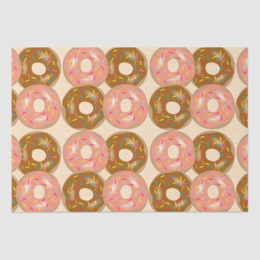 Papier Mousseline Fraise et butées toriques givrées par chocolat (Recto)