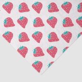 Papier Mousseline Fraise mignonne (Détail)