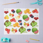 Papier Mousseline Fraise pomme pastèque Cerise Fruit Découpage (Artisanat)
