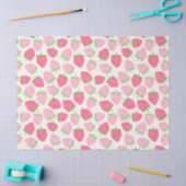 Papier Mousseline Fraise Rose Mignonne et Fruitée (Artisanat)