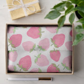 Papier Mousseline Fraise Rose Mignonne et Fruitée (Cadeau)