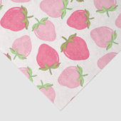 Papier Mousseline Fraise Rose Mignonne et Fruitée (Détail)