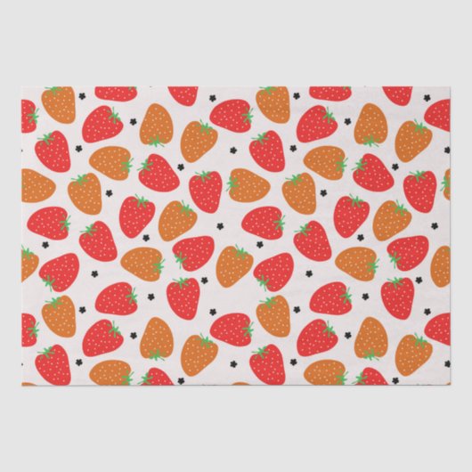 Papier Mousseline Fraise sucrée (Recto)