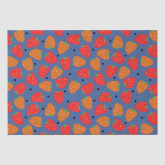 Papier Mousseline Fraise sucrée (Recto)