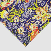 Papier Mousseline Fraise Thief Oiseaux William Morris (Détail)