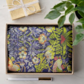 Papier Mousseline Fraise Thief Oiseaux William Morris (Cadeau)