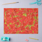 Papier Mousseline Fraises (Artisanat)