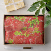 Papier Mousseline Fraises (Cadeau)