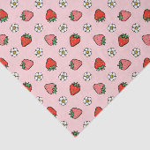 Papier Mousseline Fraises (Détail)