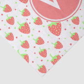 Papier Mousseline Fraises (Détail)