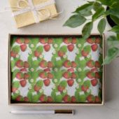 Papier Mousseline Fraises (Cadeau)