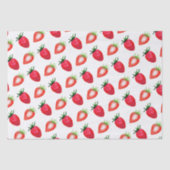 Papier Mousseline Fraises d'aquarelle (Recto)