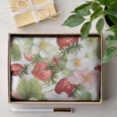 Papier Mousseline Fraises et fraises (Cadeau)