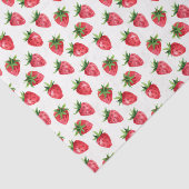 Papier Mousseline Fraises rouges (Design 43 Red Series) (Détail)