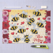 Papier Mousseline Frame d'amour Floral de la mine d'abeilles (Artisanat)