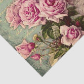 Papier Mousseline francais chic, shabby chic, roses roses roses, flo (Détail)