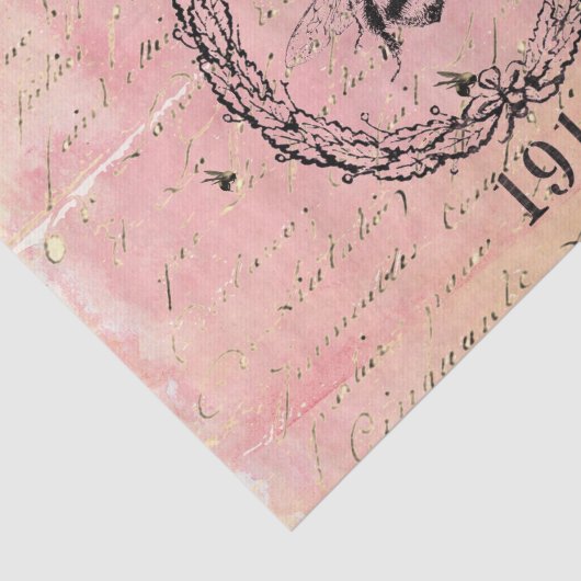 Papier Mousseline Français Jardin d'abeille (Détail)