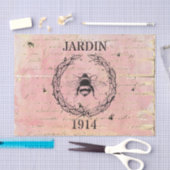 Papier Mousseline Français Jardin d'abeille (Artisanat)