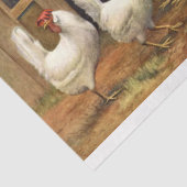 Papier Mousseline Français Pays Agricole Coq Quad 1 Découpage (Détail)