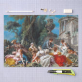 Papier Mousseline Francois Boucher | The Bird Catchers (1748) (Artisanat)