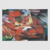 Papier Mousseline Franz Marc | Les renards (1913) (Recto)