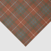 Papier Mousseline Fraser Red Patiné Scottish Tart Scottish Tartan (Détail)