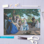 Papier Mousseline Frédéric Bazille - La Réunion Familiale (Artisanat)