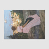 Papier Mousseline Frederic Bazille - La robe rose (Recto)