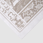 Papier Mousseline French Art Noveaux Design 1890 Découpage (Détail)