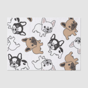 Papier Mousseline French Bulldog, Accessoires Français